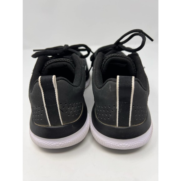 Under Armour Women's Charger Assert Black‎ White Size 7 - Picture 2 of 9